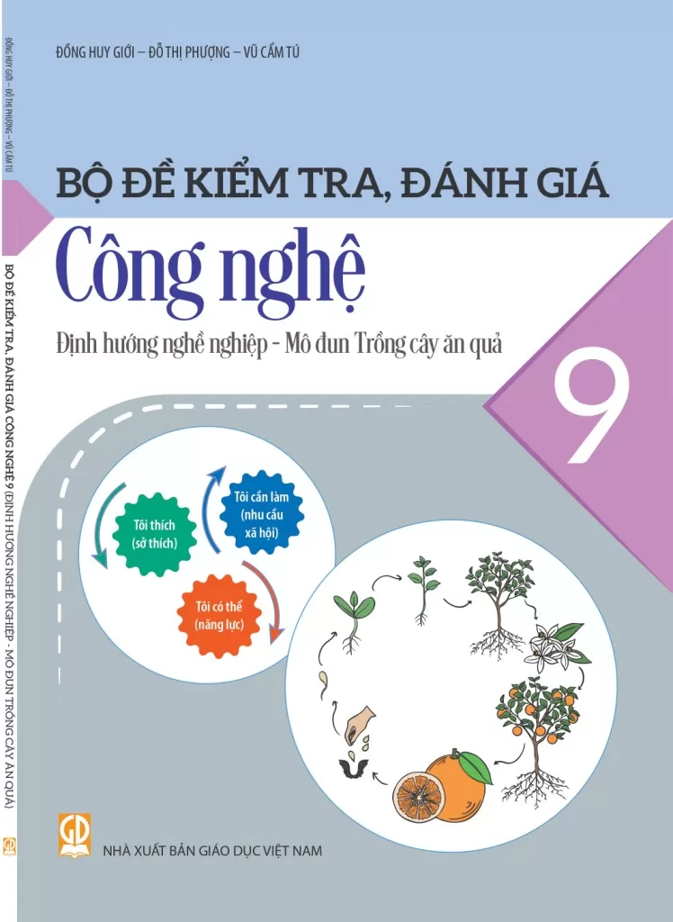 BỘ ĐỀ KIỂM TRA, ĐÁNH GIÁ CÔNG NGHỆ LỚP 9 - ĐỊNH HƯỚNG NGHỀ NGHIỆP - MÔ ĐUN TRỒNG CÂY ĂN QUẢ (Theo chương trình GDPT 2018)